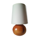 Lampe boule en bois
