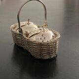 Salt and pepper shaker apple shape