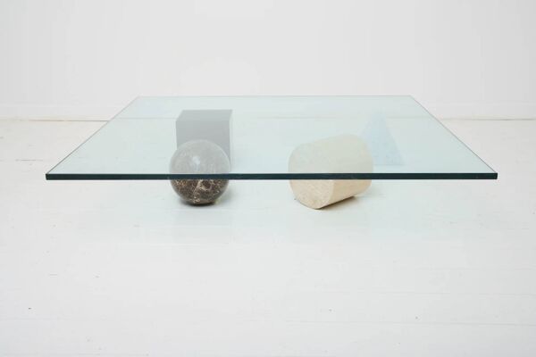 Table basse ''Metafora'', Lella et Massimo Vignelli, 1979