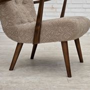 1960s, Danish armchair, furniture wool, beech wood.