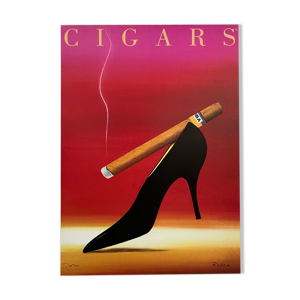 Affiche Razzia cigars On linen