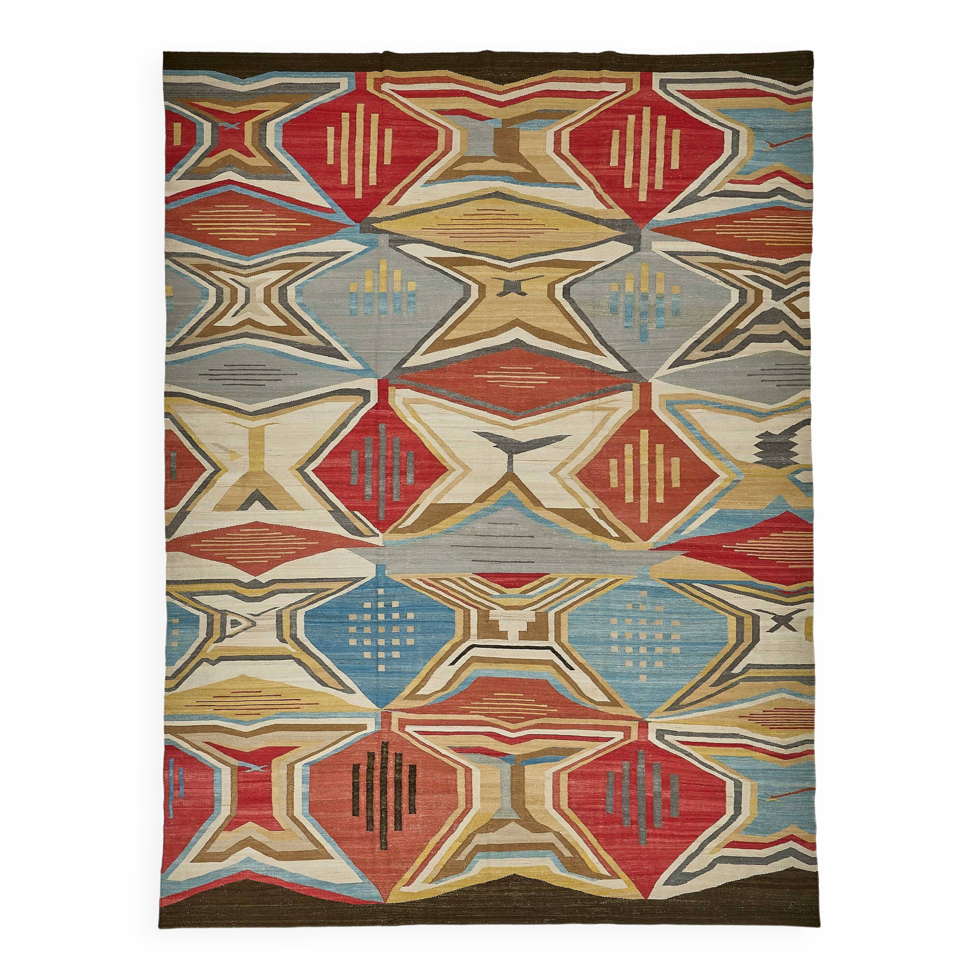 Contemporary Tribal Decorative Kilim 313 cm x 418 cm