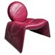 Calypso pink chaise longue by Vittorio Introini for Saporiti, Italy, 1970.