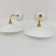 Opaline wall lights