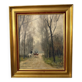 Painting by Jules René Hervé - oil on canvas