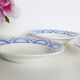 Set de 4 assiettes creuses Sarreguemines motif Arcades