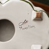 Moustiers earthenware egg service