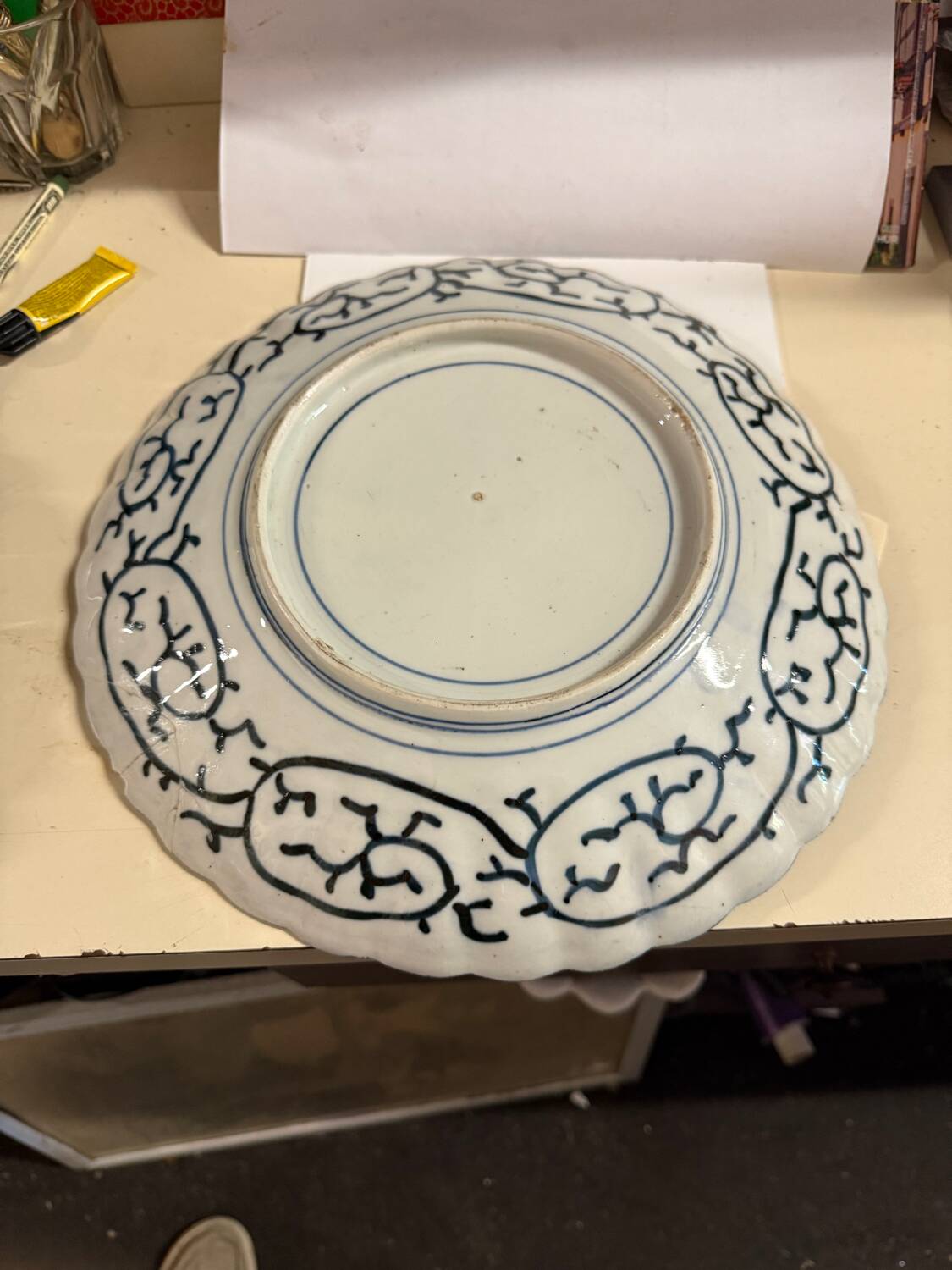Grand plat en Imari