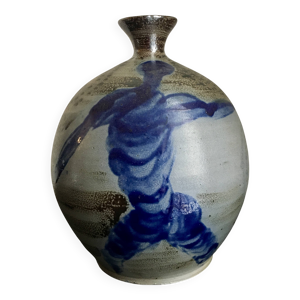 Vase en grés Art Déco