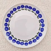 Set of 4 Vintage Dessert Plates D: 16 cm 1970s