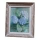 Old oil painting depicting a bouquet of flowers