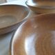 Set of 6 hollow plates in vintage sandstone