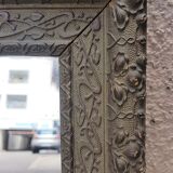 Miroir Napoléon III en bois sculpté