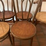 Set of 4 bistro chairs and two bistro armchairs