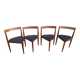 4 chaises "roundette" Hans Olsen par Frem Rolje 1960