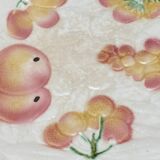 Sarreguemines serving and presentation dish with fruit motifs