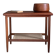 Vintage teak and rope magazine rack coffee table
