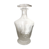 Carafe water wine crystal cut crystal of St. Louis model signed
