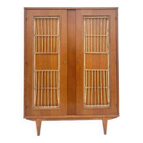 Vintage rattan cabinet