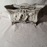 Old cast iron planter late nineteenth L 35 cm