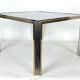 Mid-Century Modern chrome and brass side table, Romeo Rega style. 70s