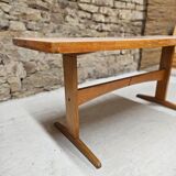 Table basse bois vintage 1970"