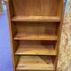 Vintage oak library designed in the 1950s.