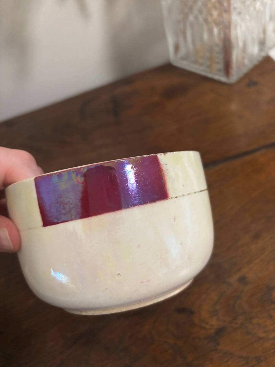 Old Digoin chocolate cup