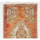 Vintage Small Rug. Handmade Door Mat. Turkish Seat Cover. Entryway Mat. Kitchen Rug