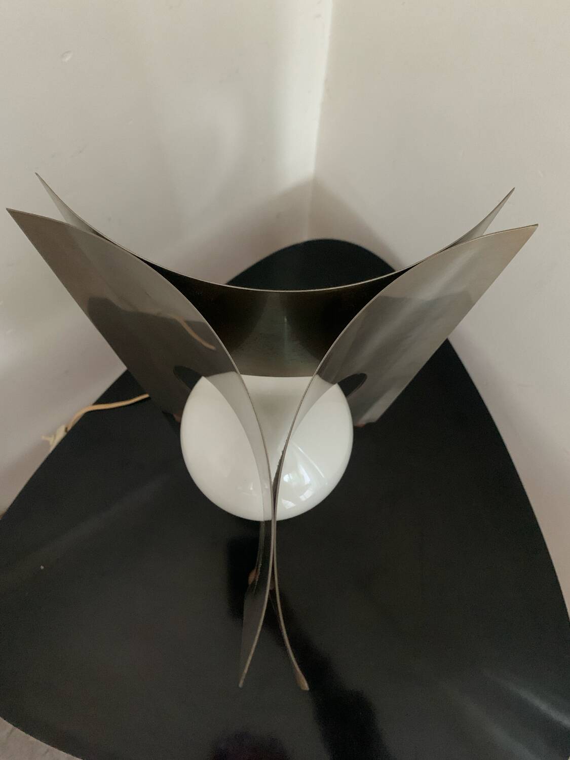 60s stainless steel lamp