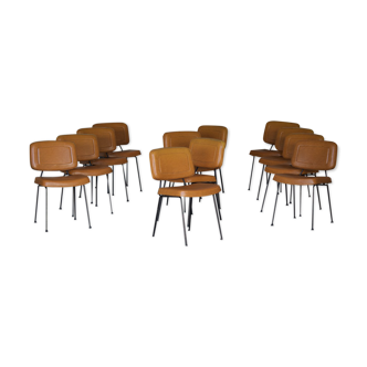 Series of twelve Pierre Paulin chairs for Thonet
