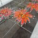 Vintage 70s coffee table in ceramic, chrome metal and wood, signed Adri