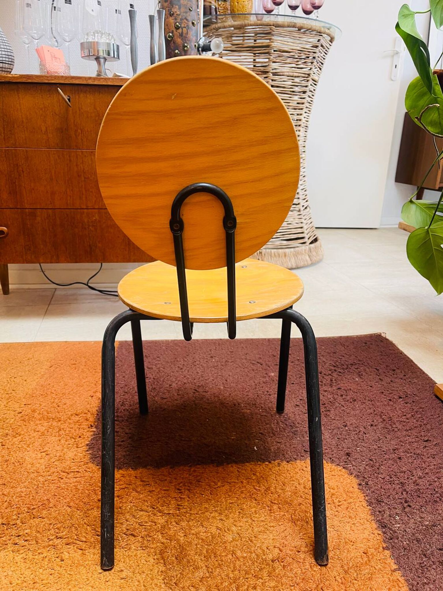 Chaise d’enfant vintage – design moderniste, 1960