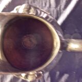 Art nouveau pourer,victor silver co,quadruple plate, liseron flower decoration