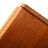 Vintage bookcase with pull-out shelf