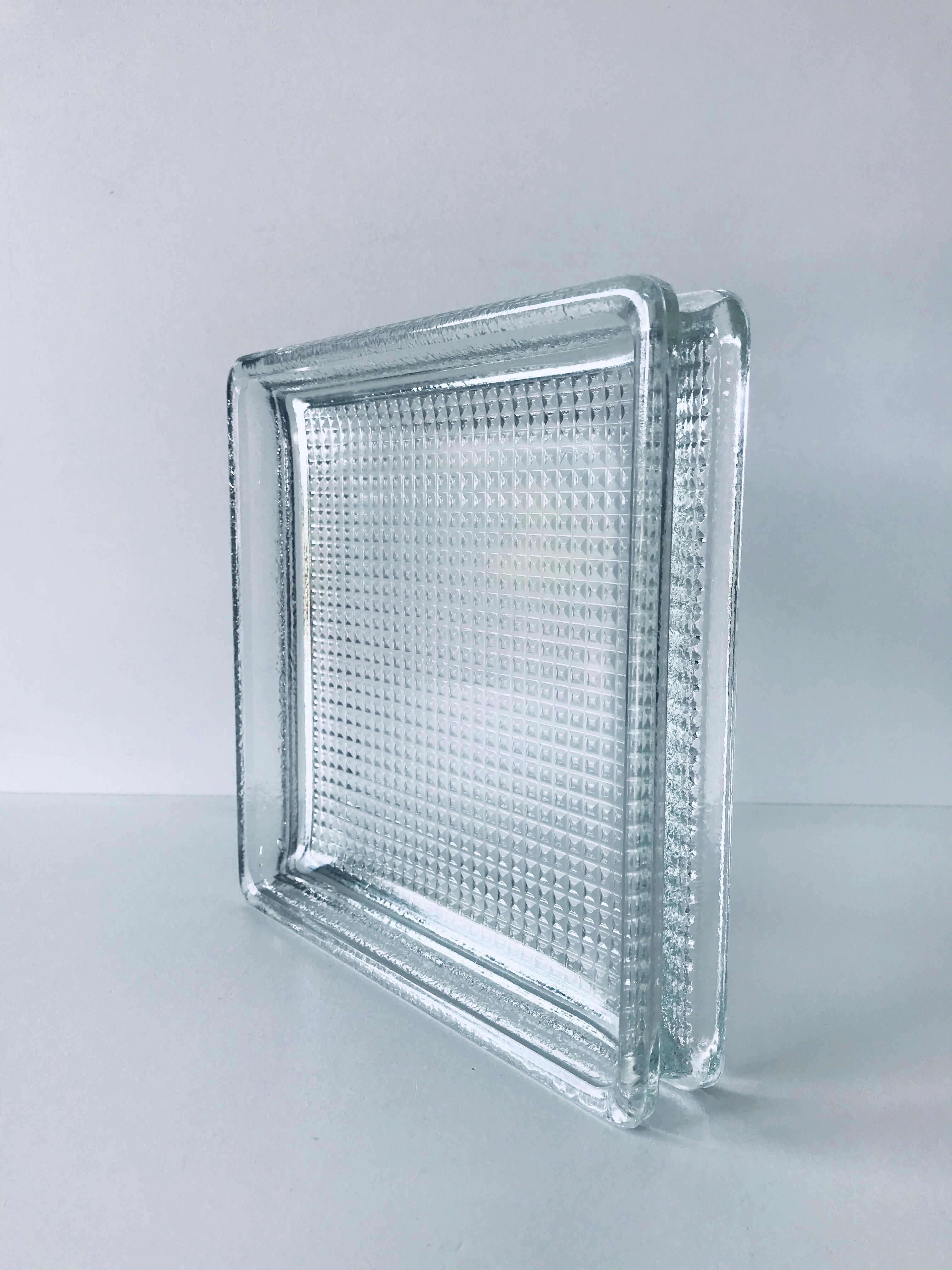 Glass square catchall
