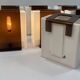 Lot de 8 appliques space âge plexiglass - applique space âge 1960