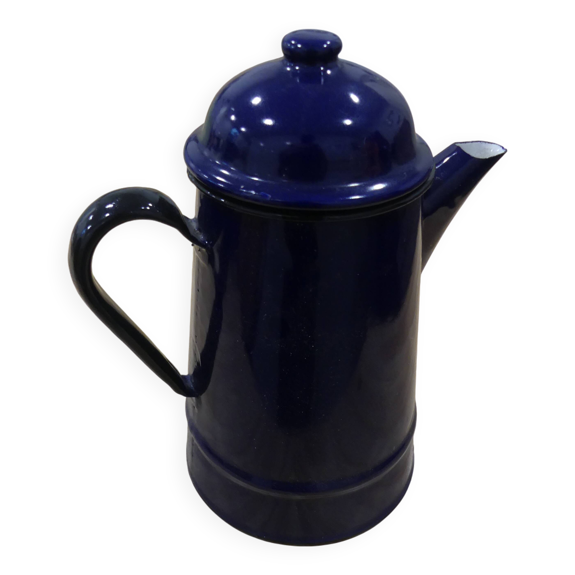 Enameled metal coffee pot