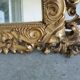 Miroir xixe style louis xv bois stuc doré