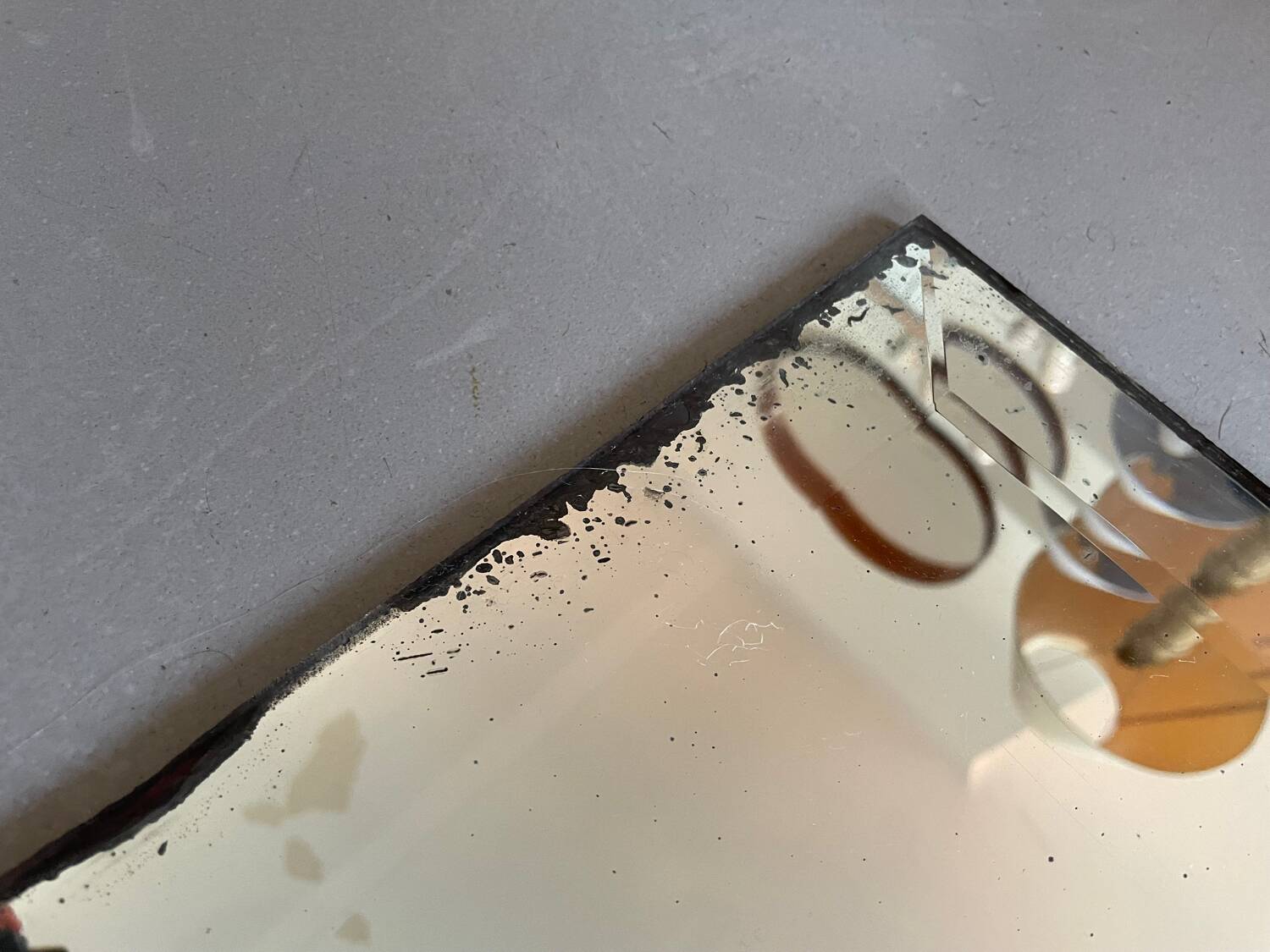 Beveled mirror 42x166cm