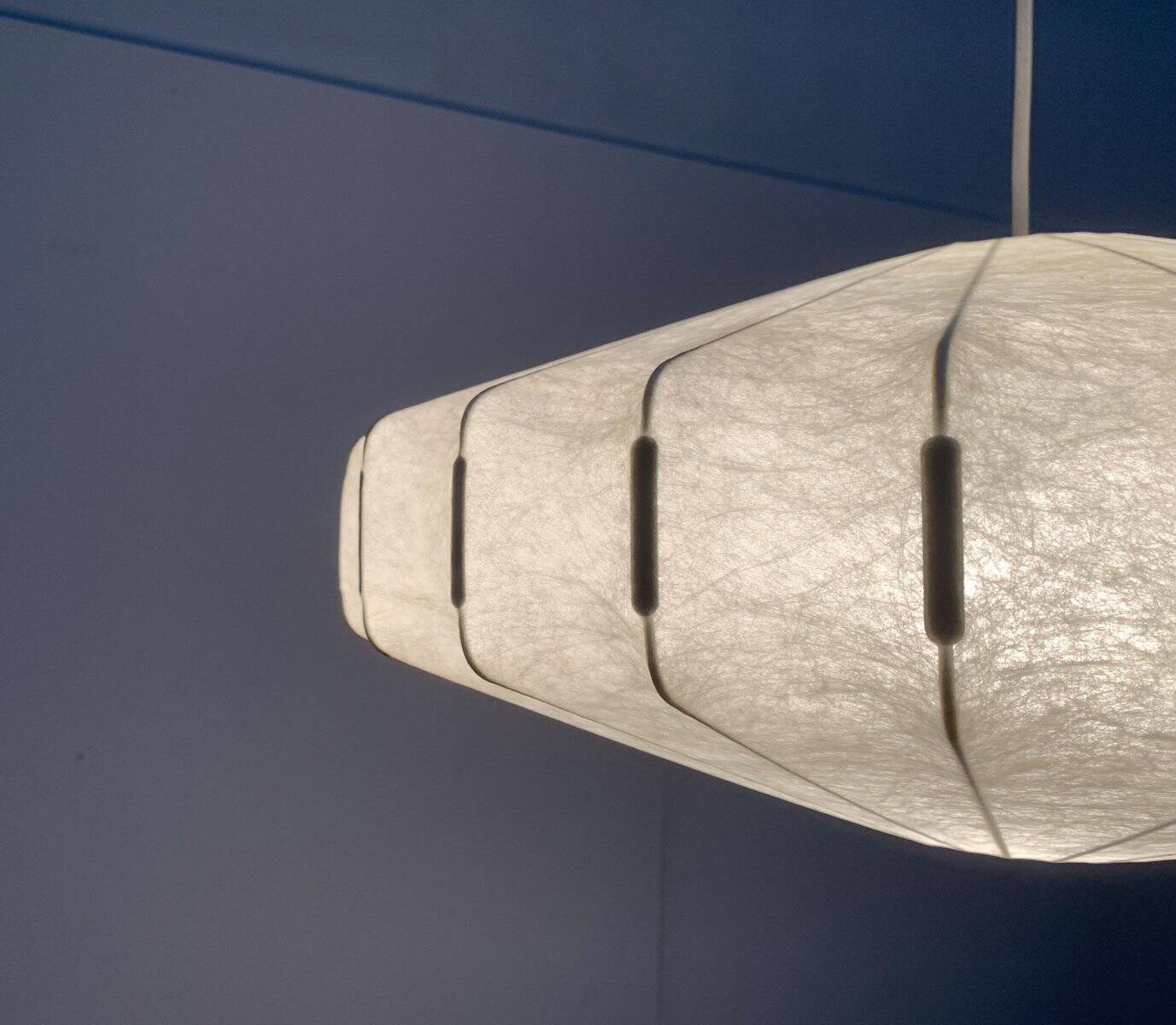 German mid-century cocoon pendant lamp by Goldkant Lighting