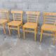Set de quatre chaises bistrot Baumann