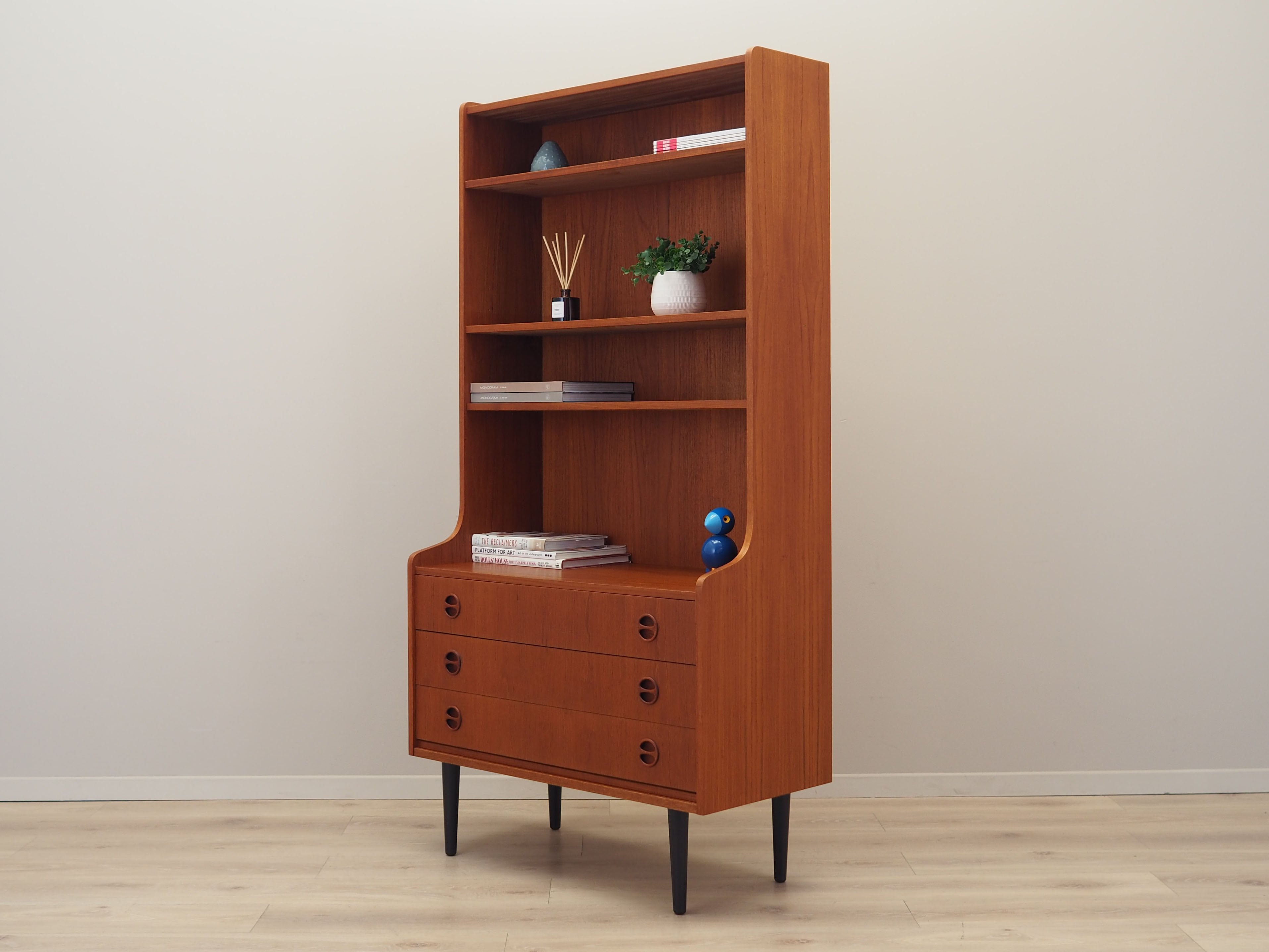 Teak bookcase, Danish design, 1970s, production: Denmark