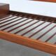 Walnut coffee table with ceramic tile by Jos De Mey for Van Den Berghe-Pauvers, 1960s