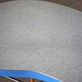 Table haricot formica et pieds compas, table bureau, table d'appoint, table vintage, 60's