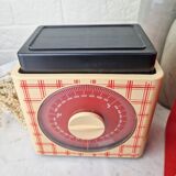 Terraillon kitchen scale vintage limited edition design tea towel 70s