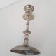 Candlestick former metal silver