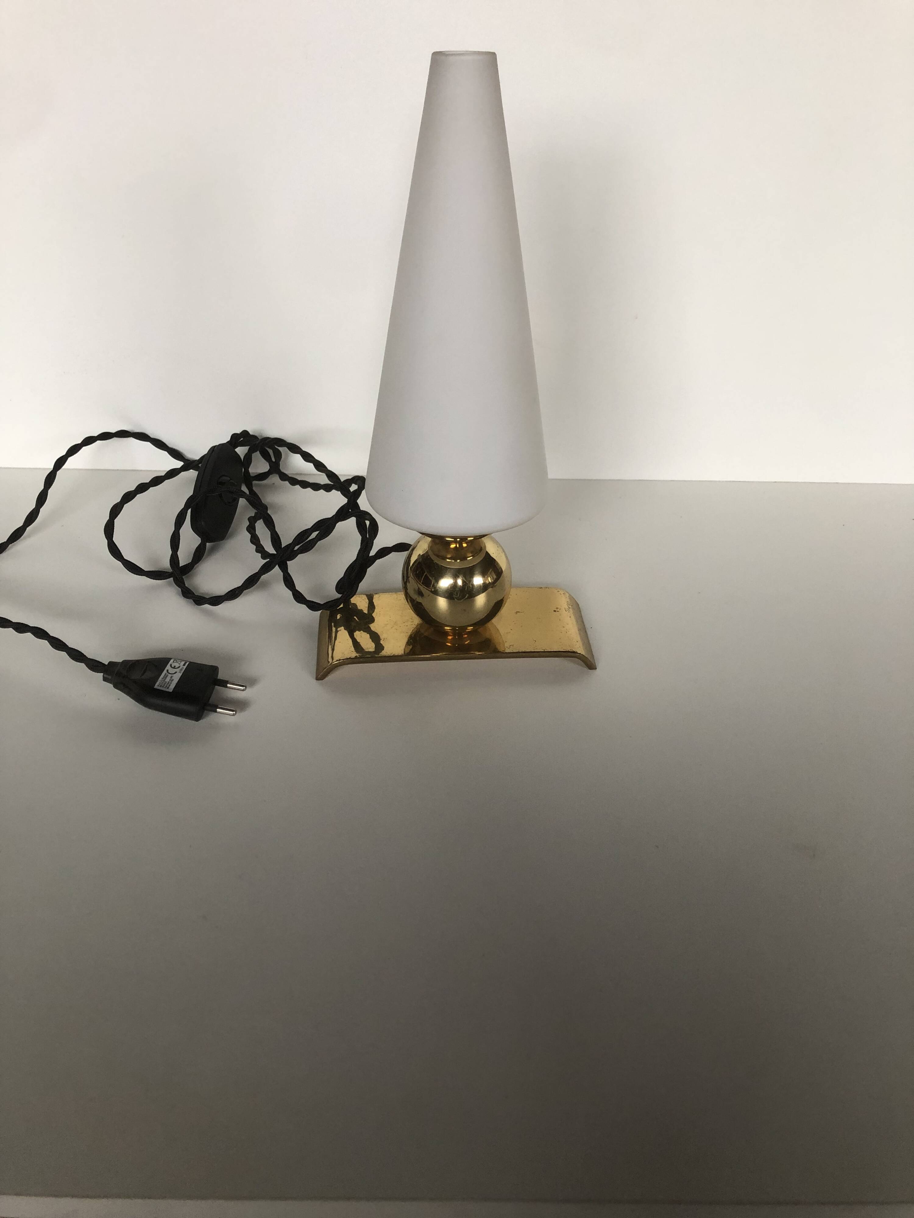 Vintage gold lamp