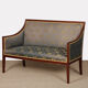 Banquette in the style of Jean-Michel Frank from the 1930s-1940s.