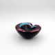 Sommerso Flavio Poli Murano 1960 Ashtray Bowl